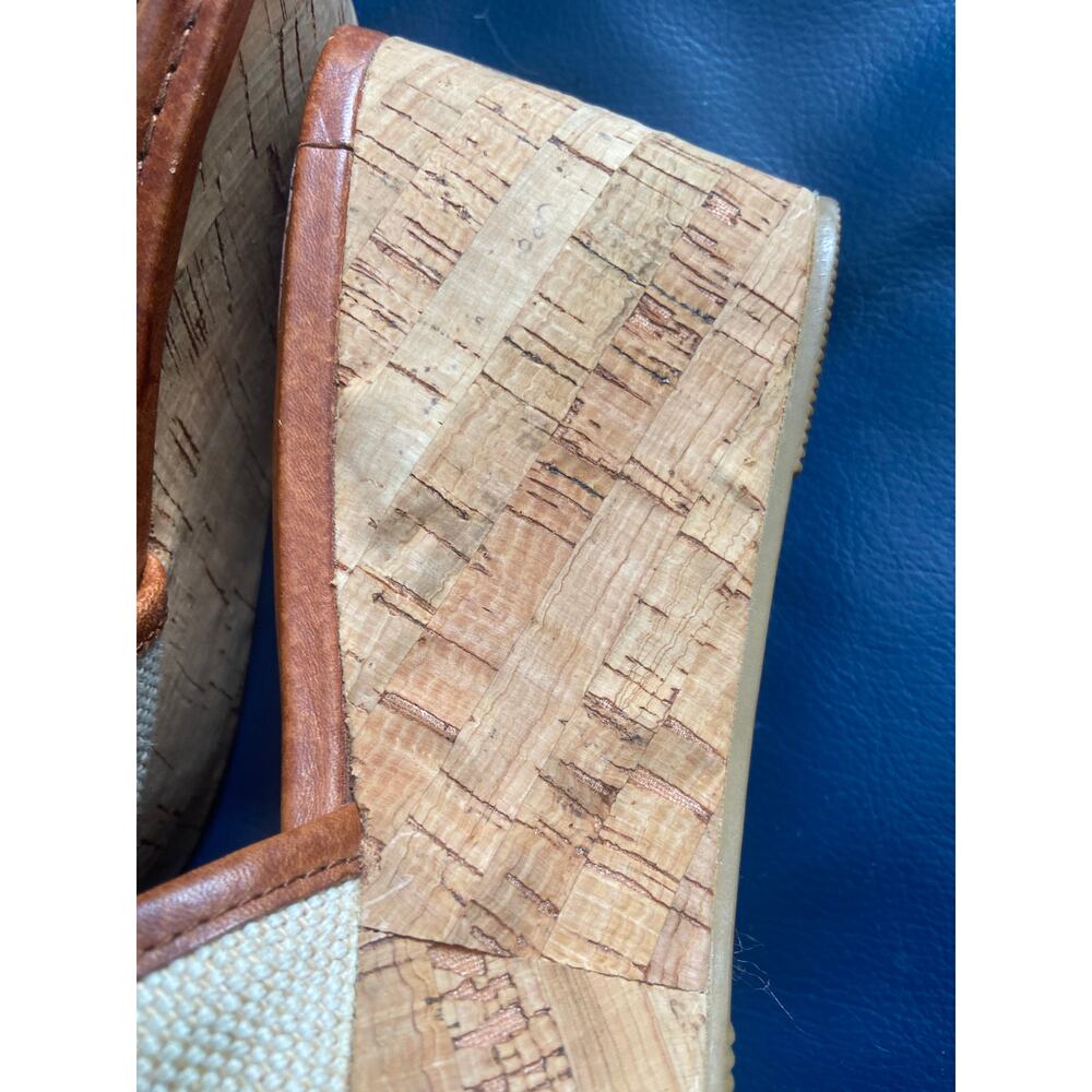 Coach Jazmin Cork Platform Wedge Slides - image 6